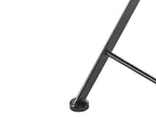 Table bistrot pliable en métal noir