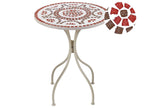 Tavolino Bistrot  60 cm 60 cm Bianco
