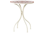 Table de bistrot 60 cm 60 cm Blanc