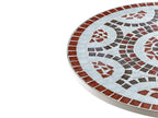 Table de bistrot 60 cm 60 cm Blanc