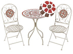 Set bistrot Pieghevole  Metallo Bianco