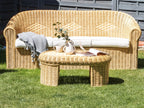 Table de jardin 60 cm 96 cm Rotin Naturel
