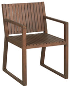 Sedia da giardino Legno d'acacia Marrone scuro