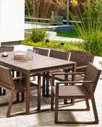 Chaise de jardin Bois d'acacia Marron foncé