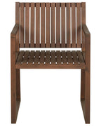 Chaise de jardin Bois d'acacia Marron foncé