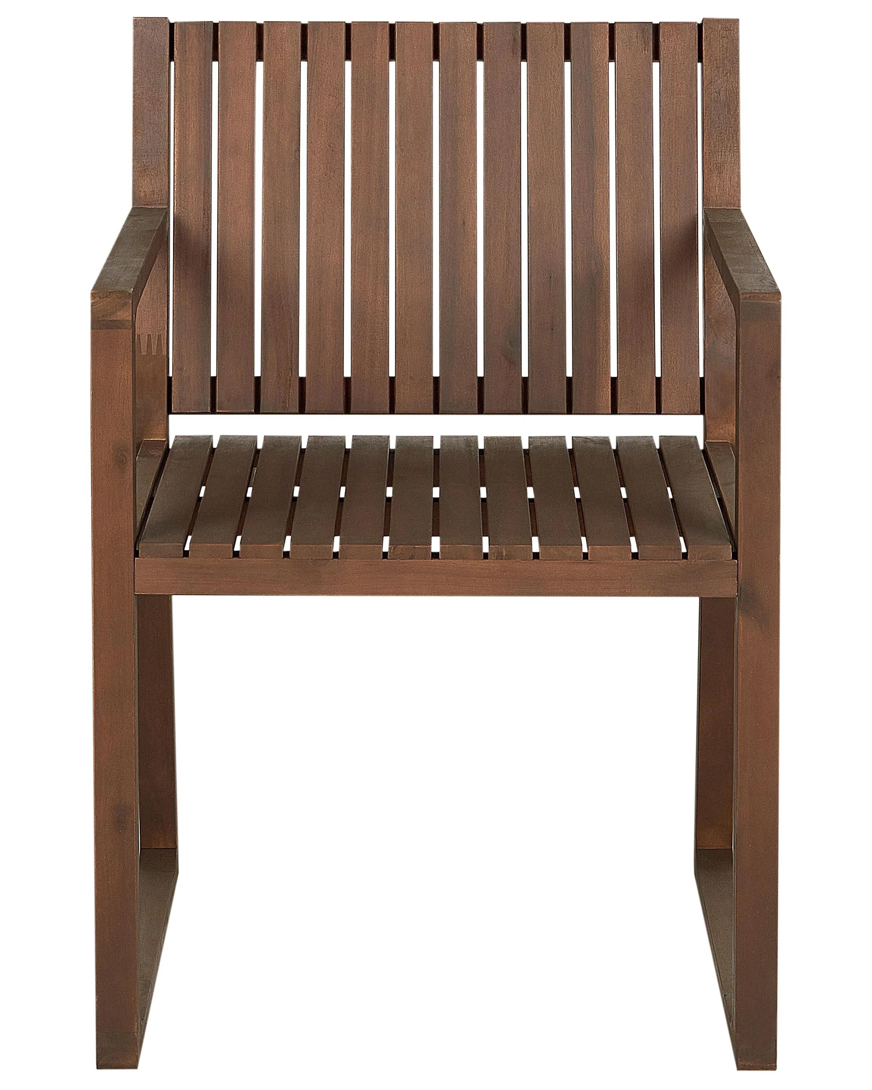 Chaise de jardin Bois d'acacia Marron foncé