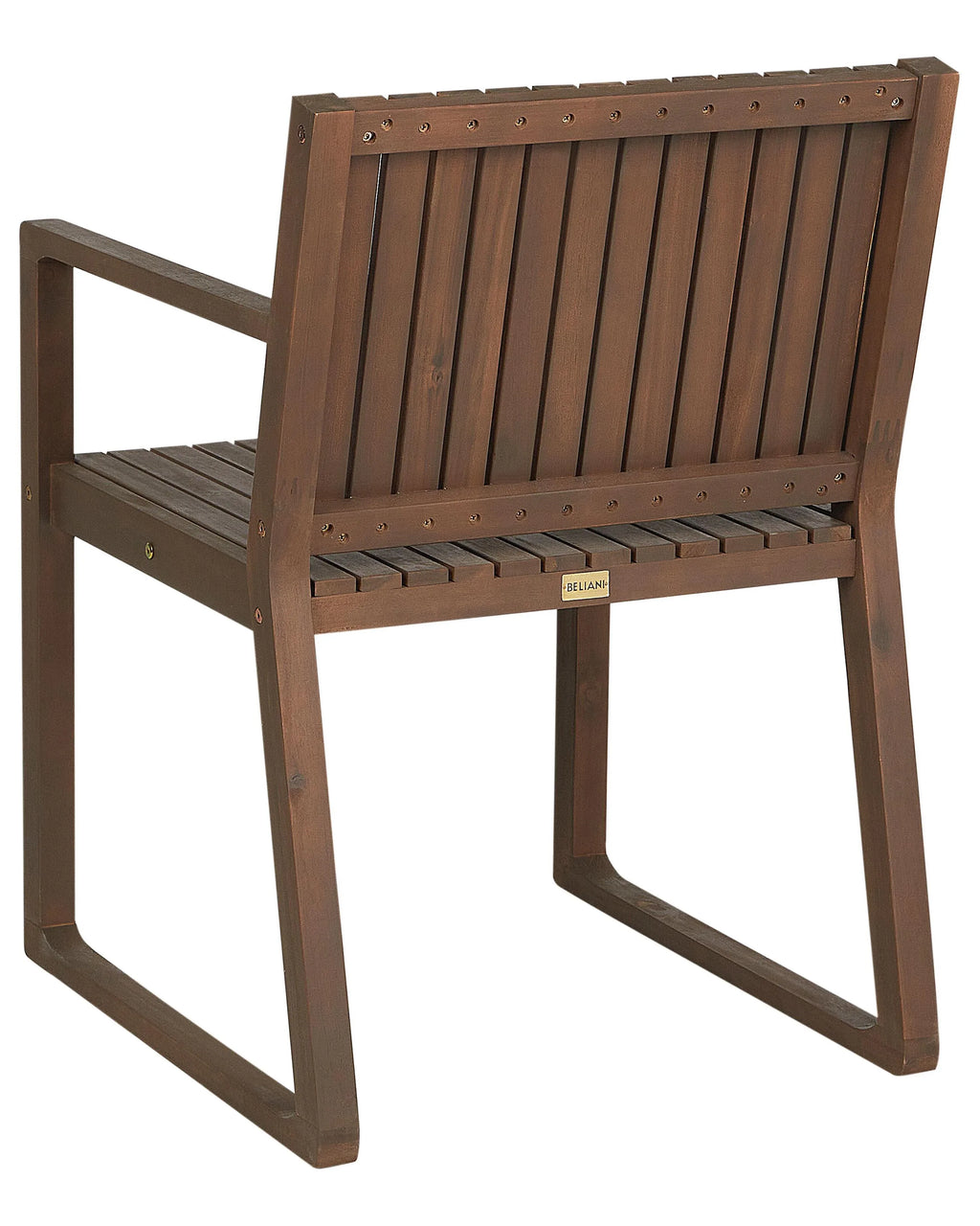 Chaise de jardin Bois d'acacia Marron foncé