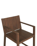 Chaise de jardin Bois d'acacia Marron foncé