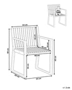 Chaise de jardin Bois d'acacia Marron foncé