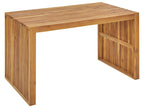 Tavolo da pranzo da giardino BELLANO 70 cm 120 cm Legno d'acacia Marrone