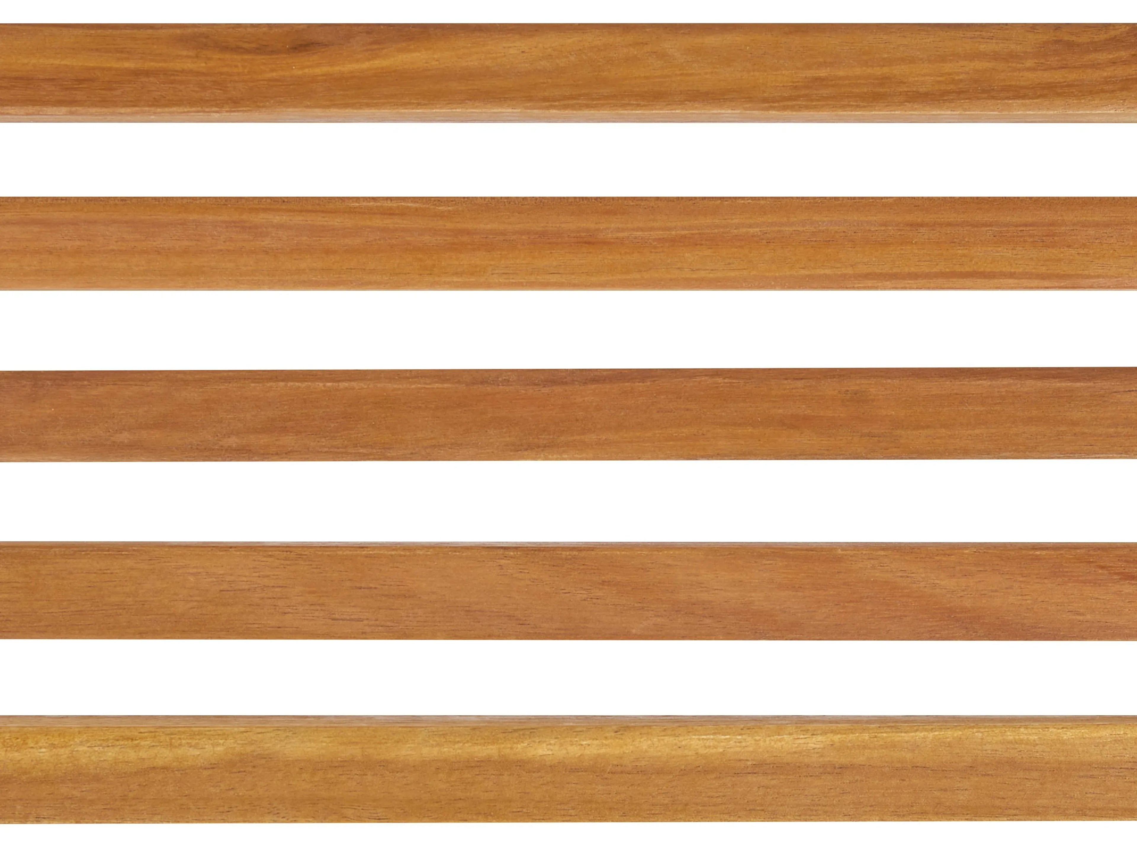Table de salle à manger de jardin 70 cm x 120 cm en bois d'acacia marron