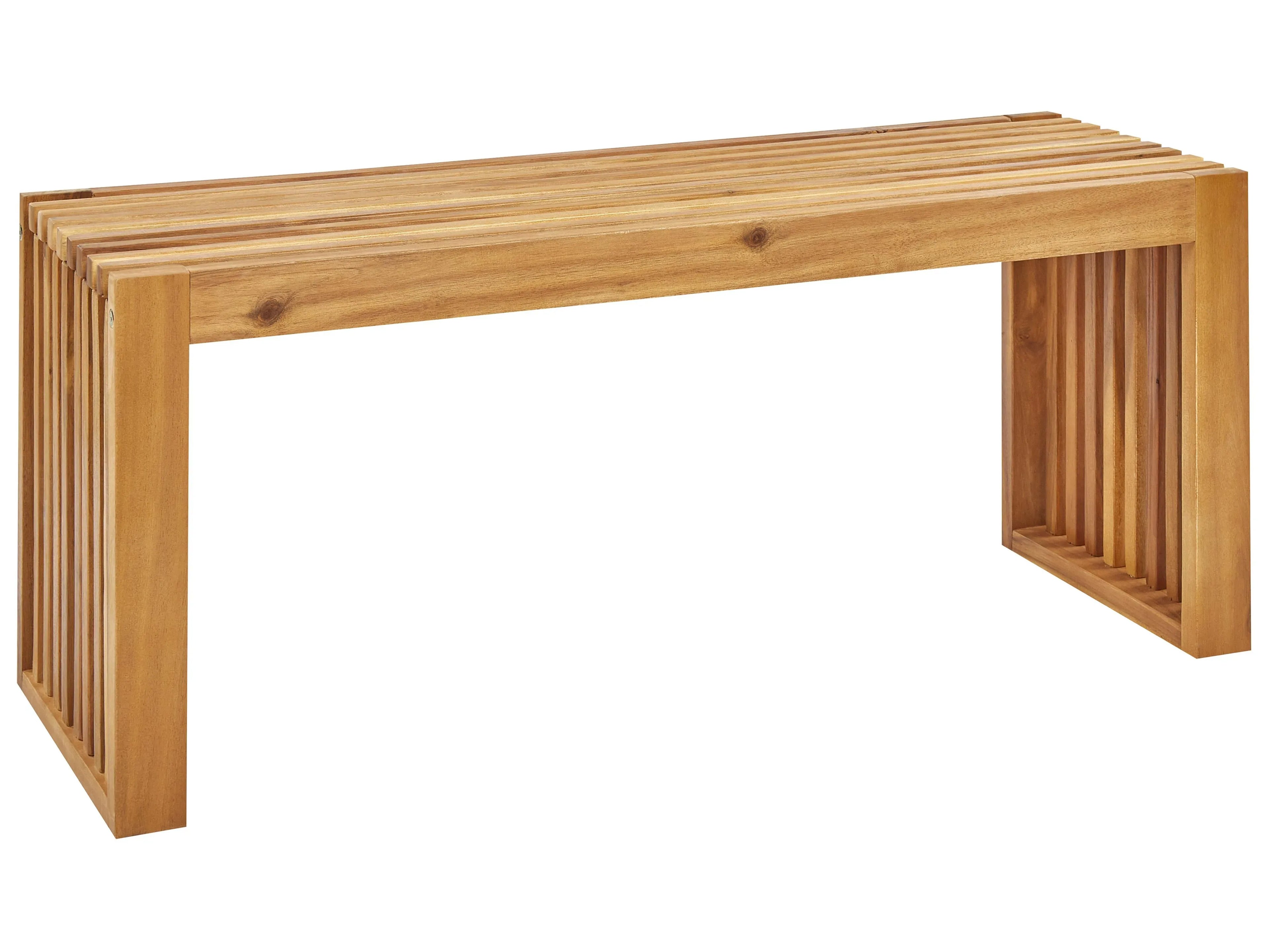 Panchina da giardino BELLANO 105 cm Legno d'acacia Marrone