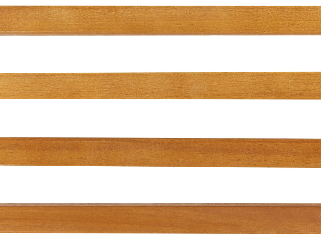 Chaise longue en bois d'acacia marron