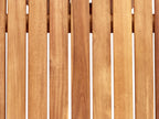 Table de salle à manger de jardin 120 cm 120 cm Bois d'acacia Marron