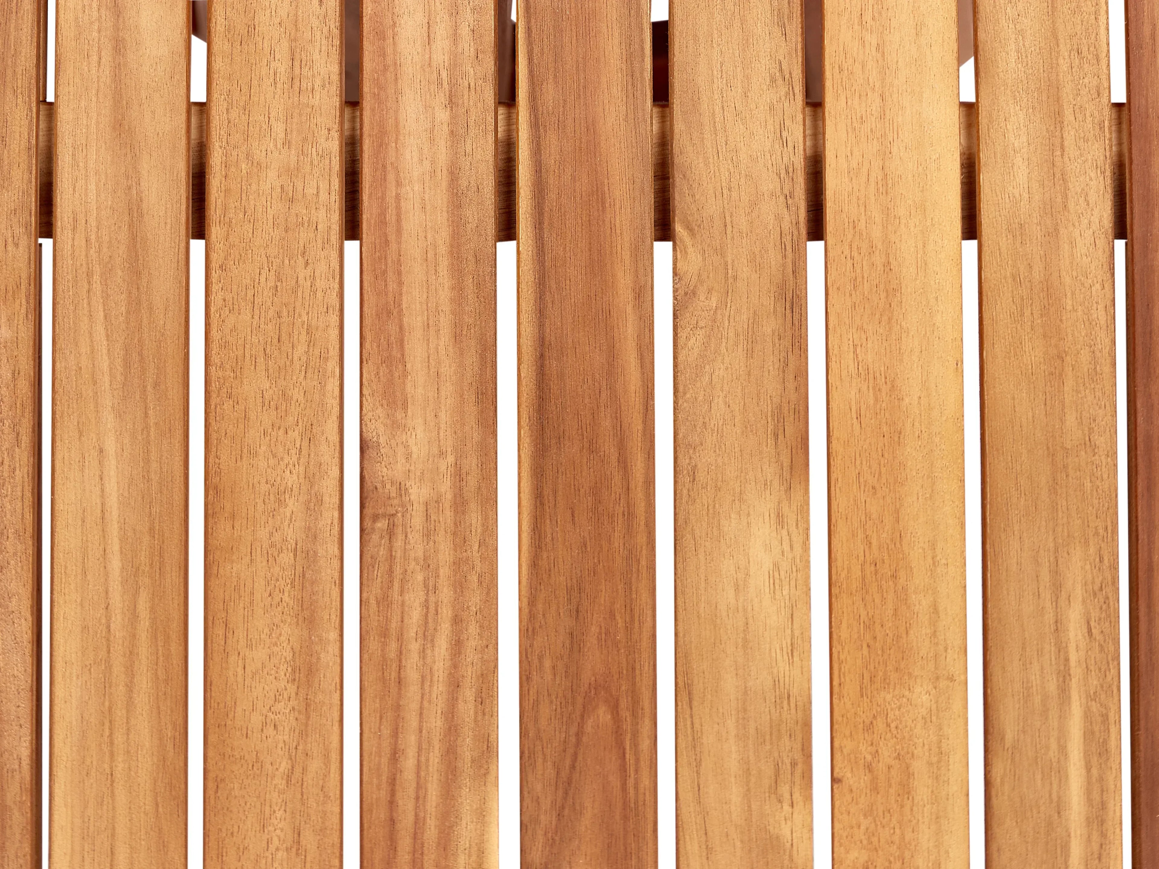 Table de salle à manger de jardin 120 cm 120 cm Bois d'acacia Marron