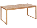 Tavolo da pranzo da giardino  II 180 cm 90 cm Legno di acacia certificato Marrone chiaro