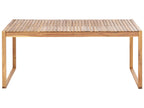 Table de salle à manger de jardin 180 cm 90 cm Bois d'acacia certifié Marron clair
