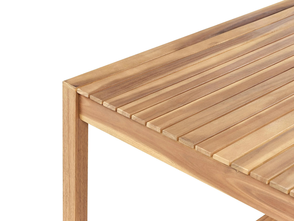 Table de salle à manger de jardin 180 cm 90 cm Bois d'acacia certifié Marron clair