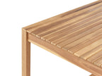 Table de salle à manger de jardin 180 cm 90 cm Bois d'acacia certifié Marron clair