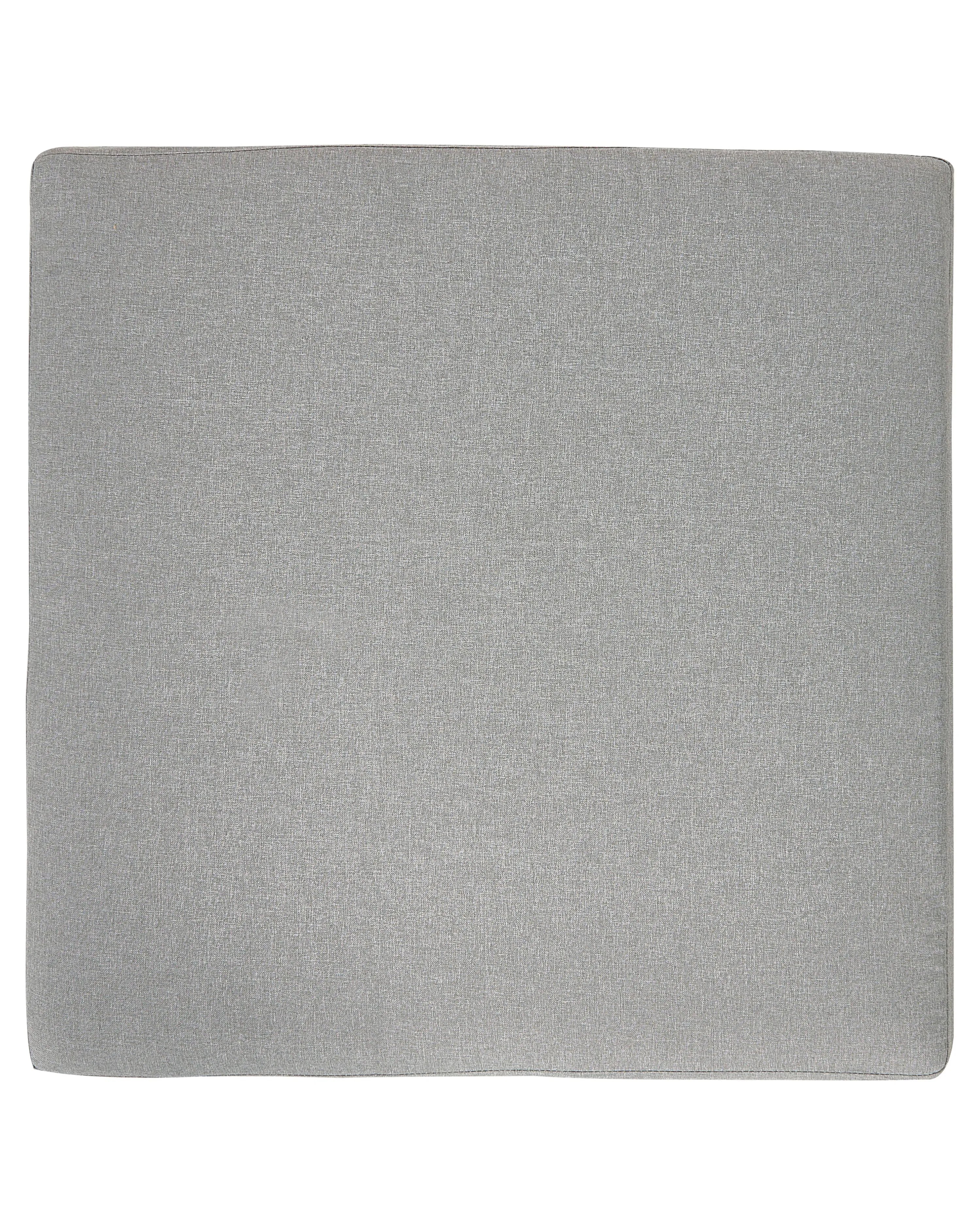 Ottomane de jardin Métal Gris