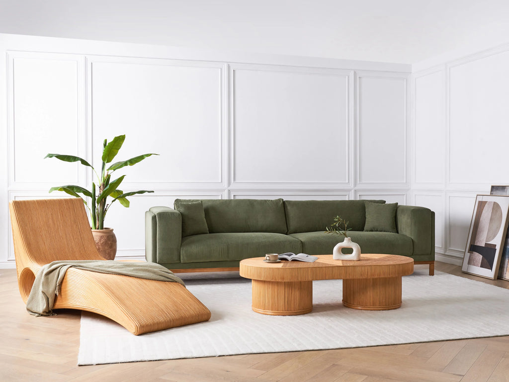 Table de jardin 150 cm 70 cm Rotin Marron