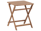 Tavolino da giardino  60 cm 60 cm Legno di acacia certificato Marrone