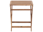 Table de jardin 60 x 60 cm Bois d'acacia certifié Marron