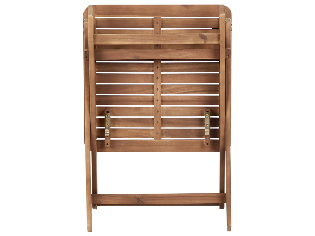 Table de jardin 60 x 60 cm Bois d'acacia certifié Marron