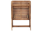 Table de jardin 60 x 60 cm Bois d'acacia certifié Marron