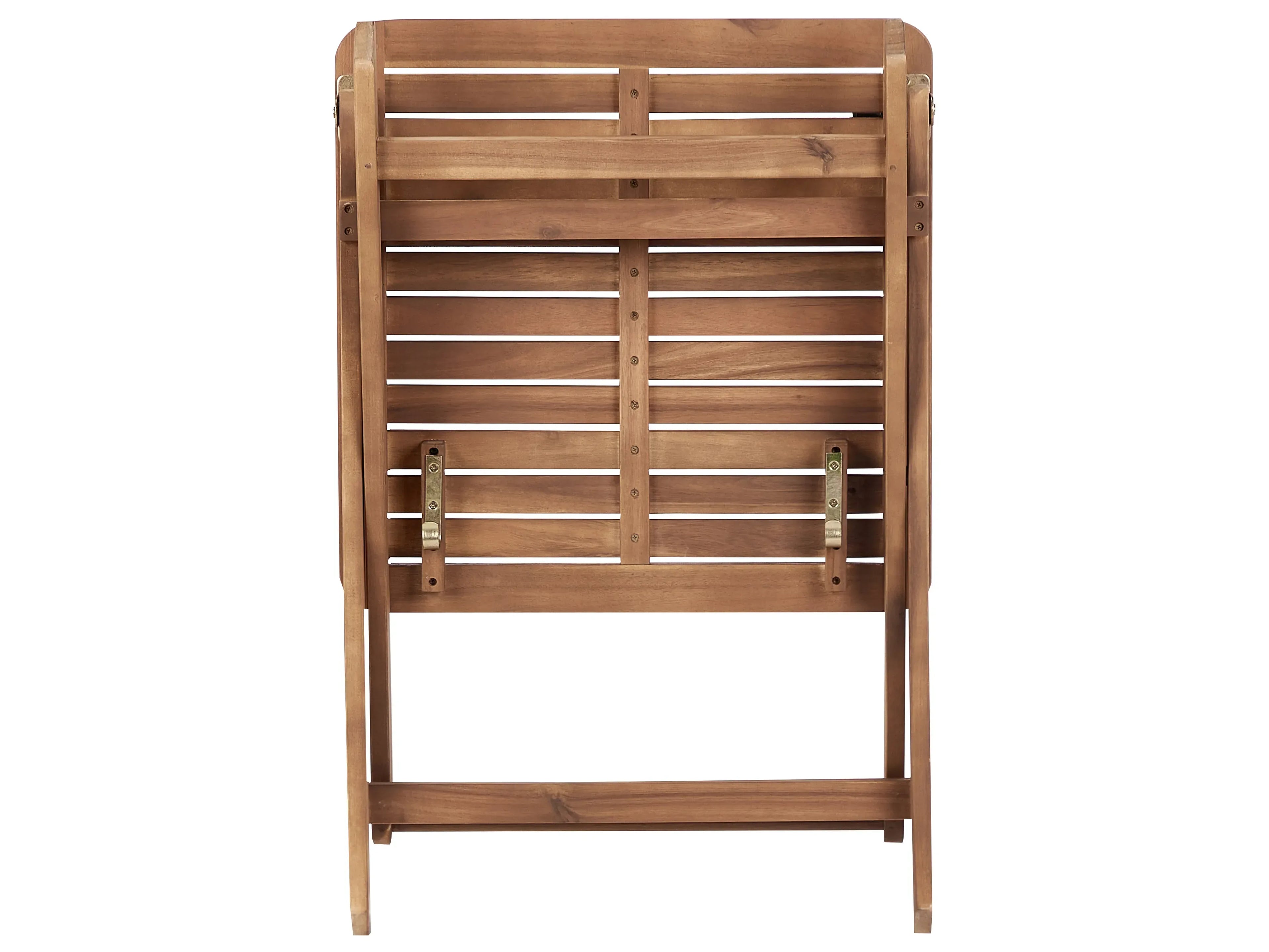 Table de jardin 60 x 60 cm Bois d'acacia certifié Marron