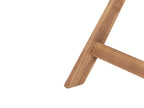 Table de jardin 60 x 60 cm Bois d'acacia certifié Marron