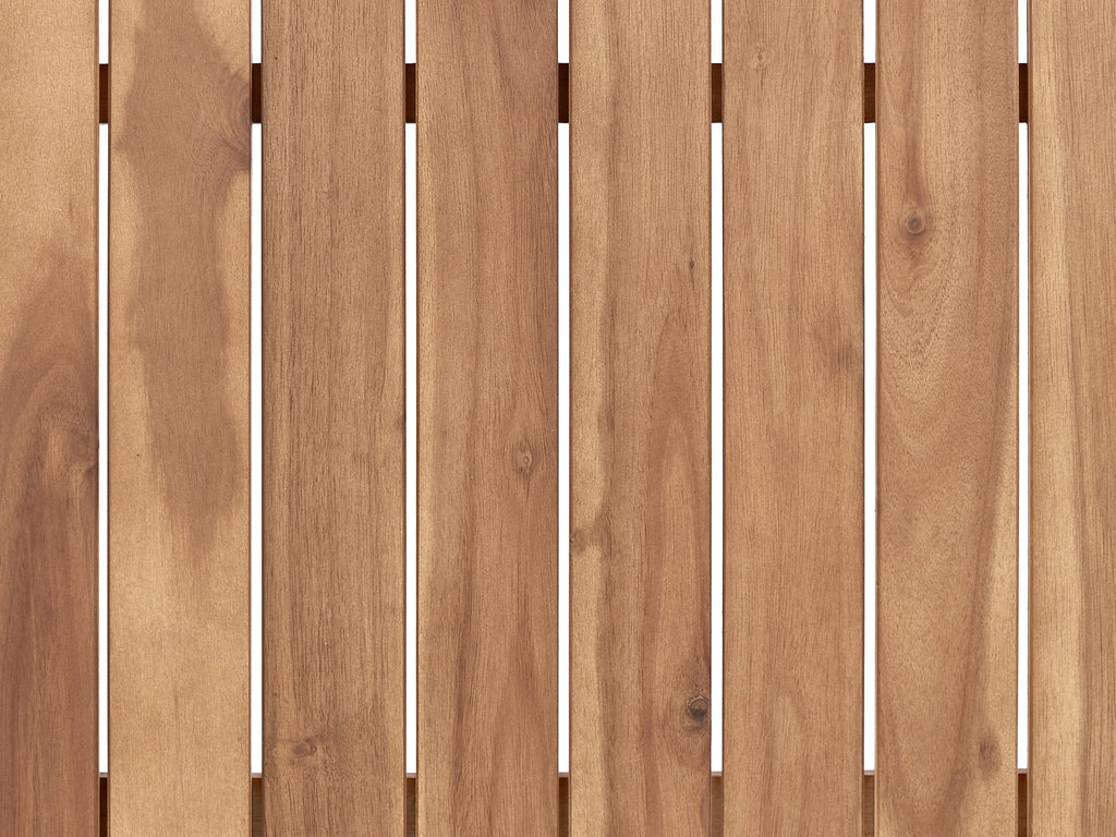 Table de jardin 60 x 60 cm Bois d'acacia certifié Marron