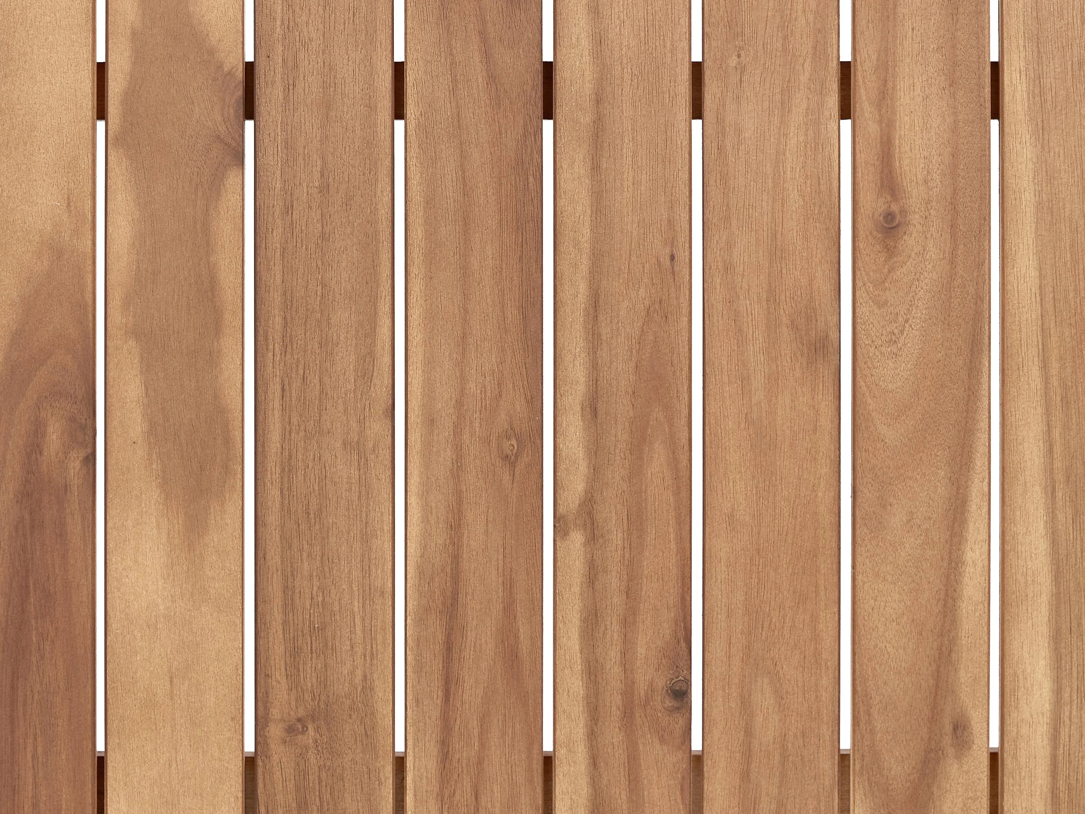 Table de jardin 60 x 60 cm Bois d'acacia certifié Marron