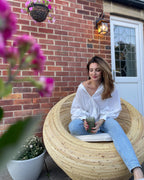 Fauteuil de jardin en rotin naturel