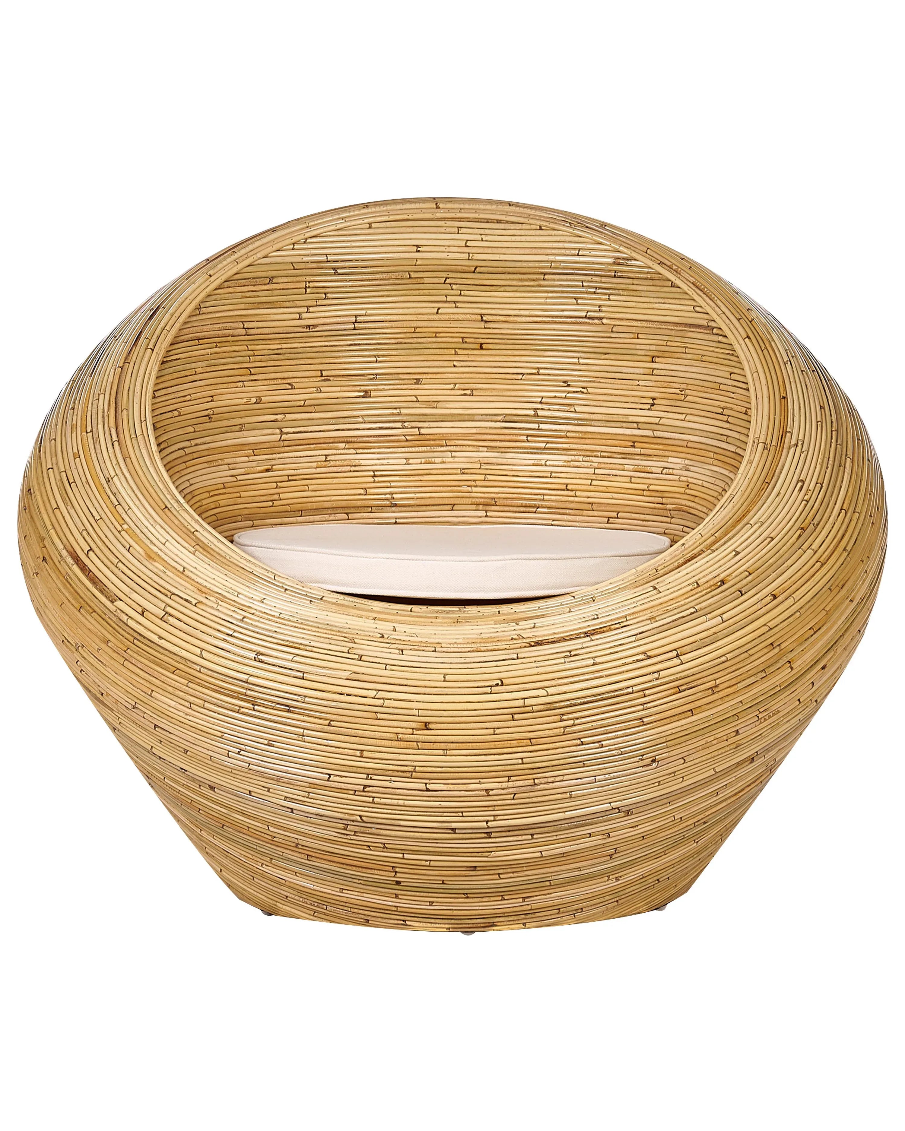 Fauteuil de jardin en rotin naturel