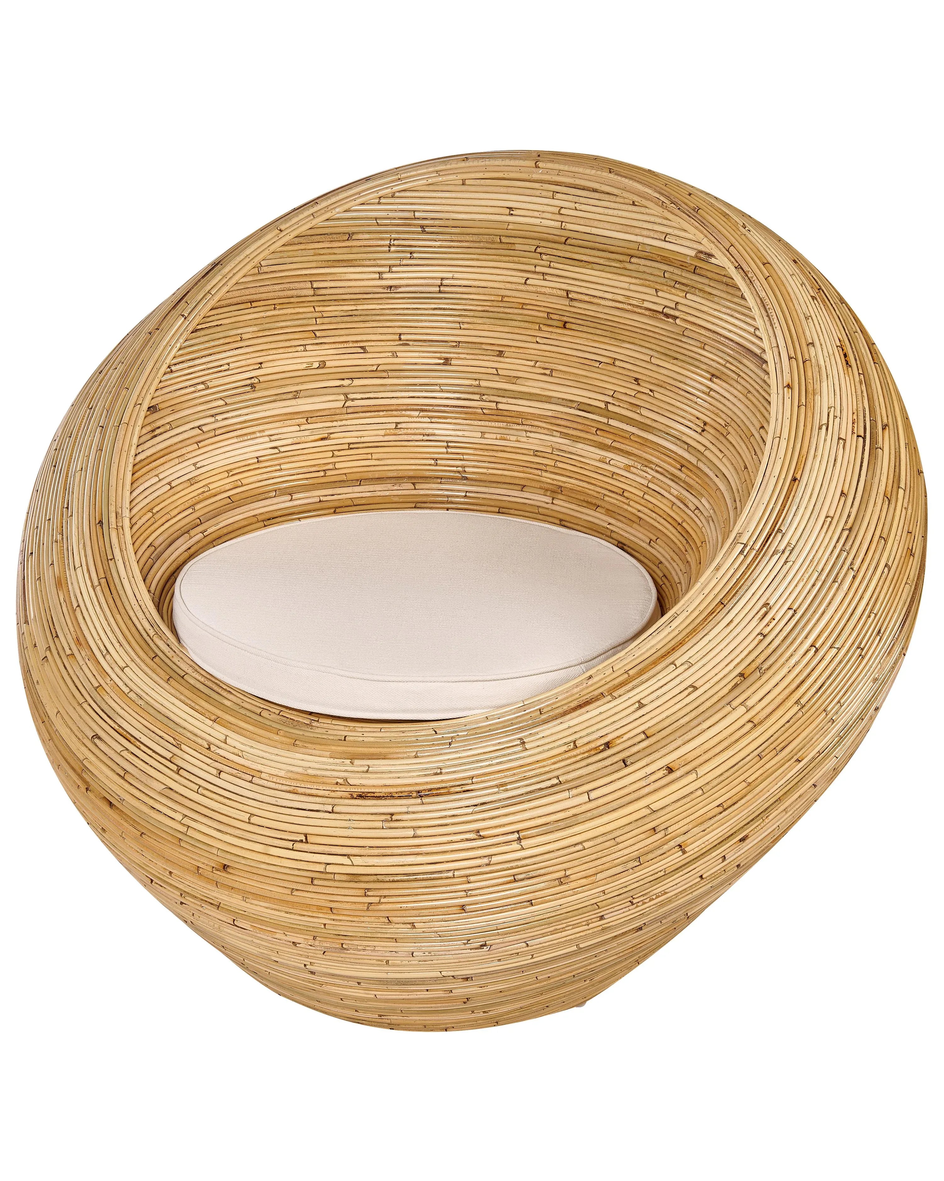 Fauteuil de jardin en rotin naturel