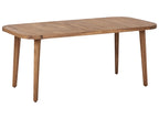 Tavolo da pranzo da giardino  180 cm 90 cm Legno di acacia certificato Marrone