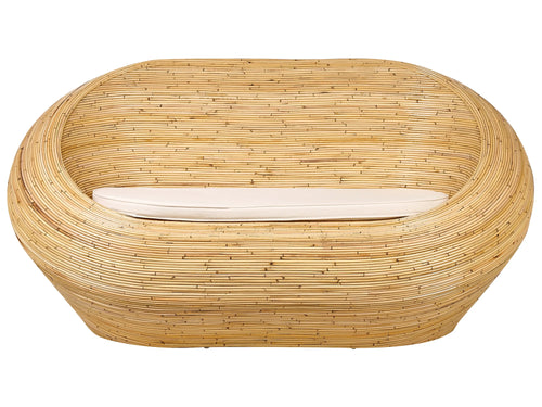 Divano da giardino 2 posti  Rattan Naturale