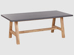 Tavolo da pranzo da giardino  200 cm 100 cm Cemento Grigio