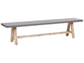 Panchina da giardino  200 cm Cemento Grigio