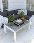 Table de salle à manger de jardin 120 cm 70 cm Métal Tourterelle