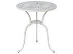 Tavolino Bistrot  61 cm 61 cm Metallo Bianco sporco