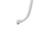 Table de bistrot 61 cm 61 cm Métal blanc cassé