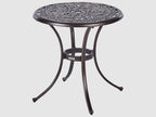 Tavolino Bistrot  68 cm 68 cm Metallo Marrone