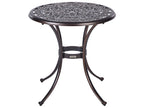 Table Bistrot 68 cm 68 cm Métal Marron