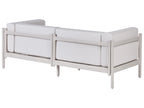 Canapé de jardin 2 places Beige clair