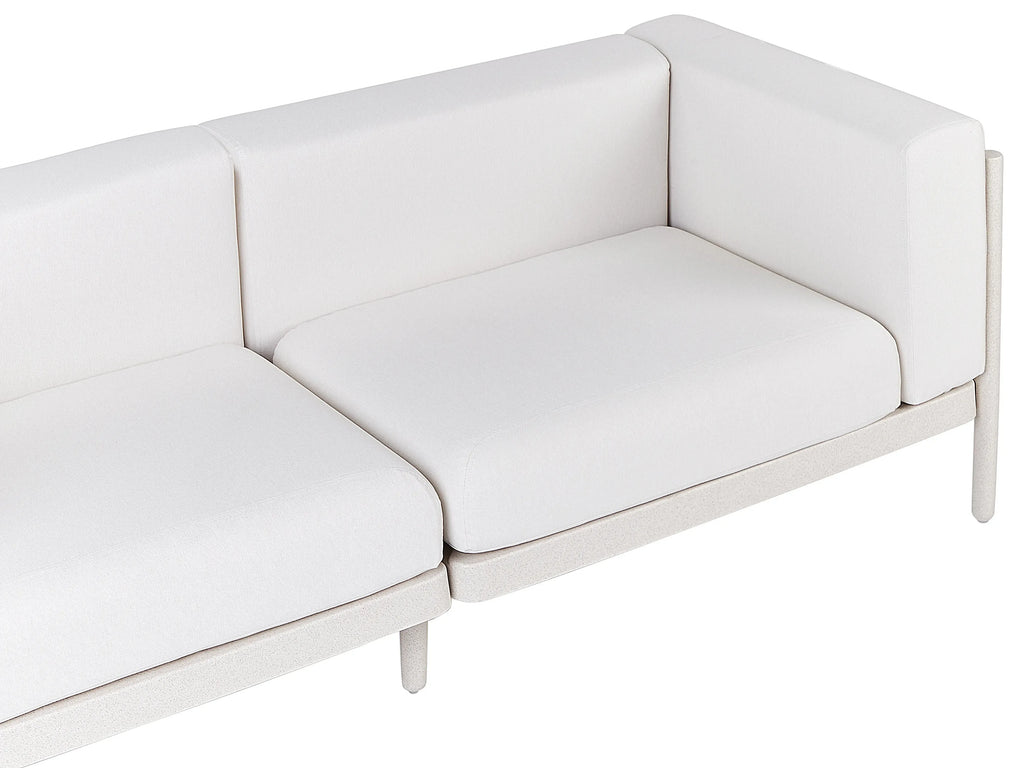 Canapé de jardin 2 places Beige clair
