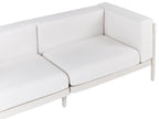 Canapé de jardin 2 places Beige clair