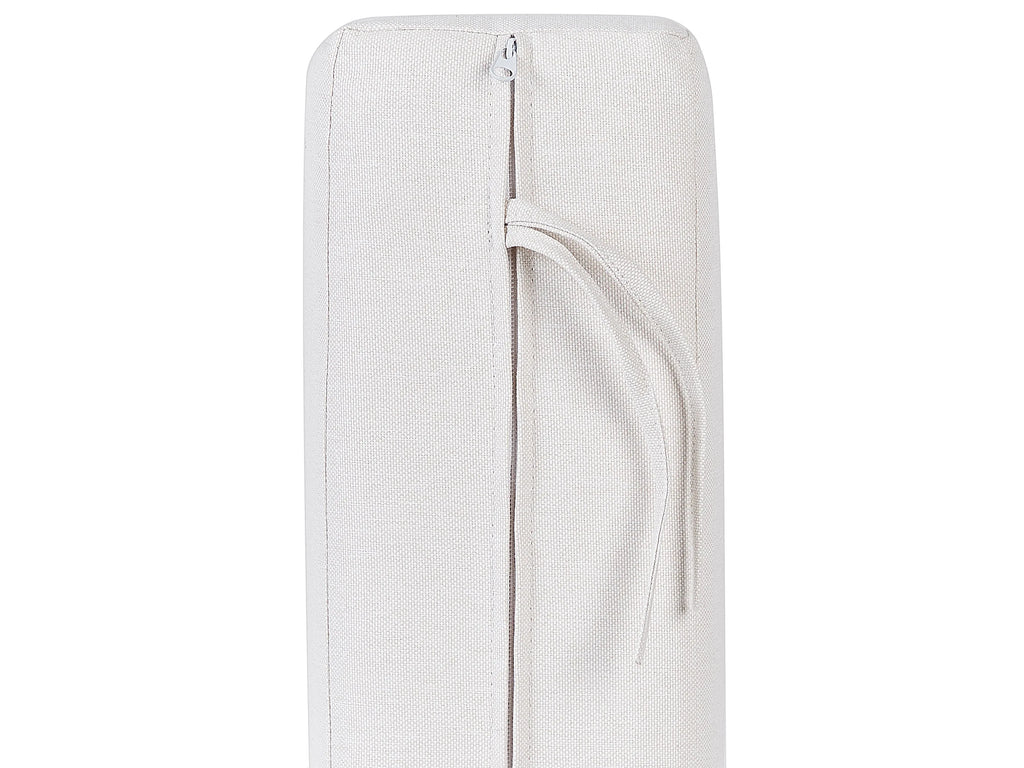 Canapé de jardin 2 places Beige clair