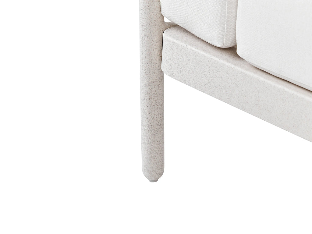 Canapé de jardin 2 places Beige clair